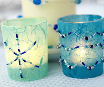 Beaded Candles & Candle Holders Beaded Candles & Candle Holders