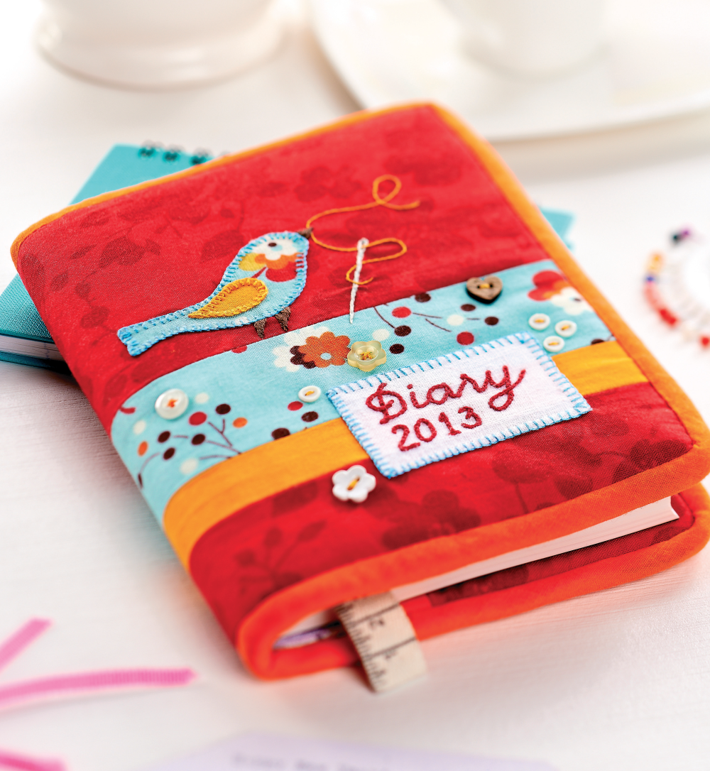 Stitched Diary Cover Stitched Diary Cover
