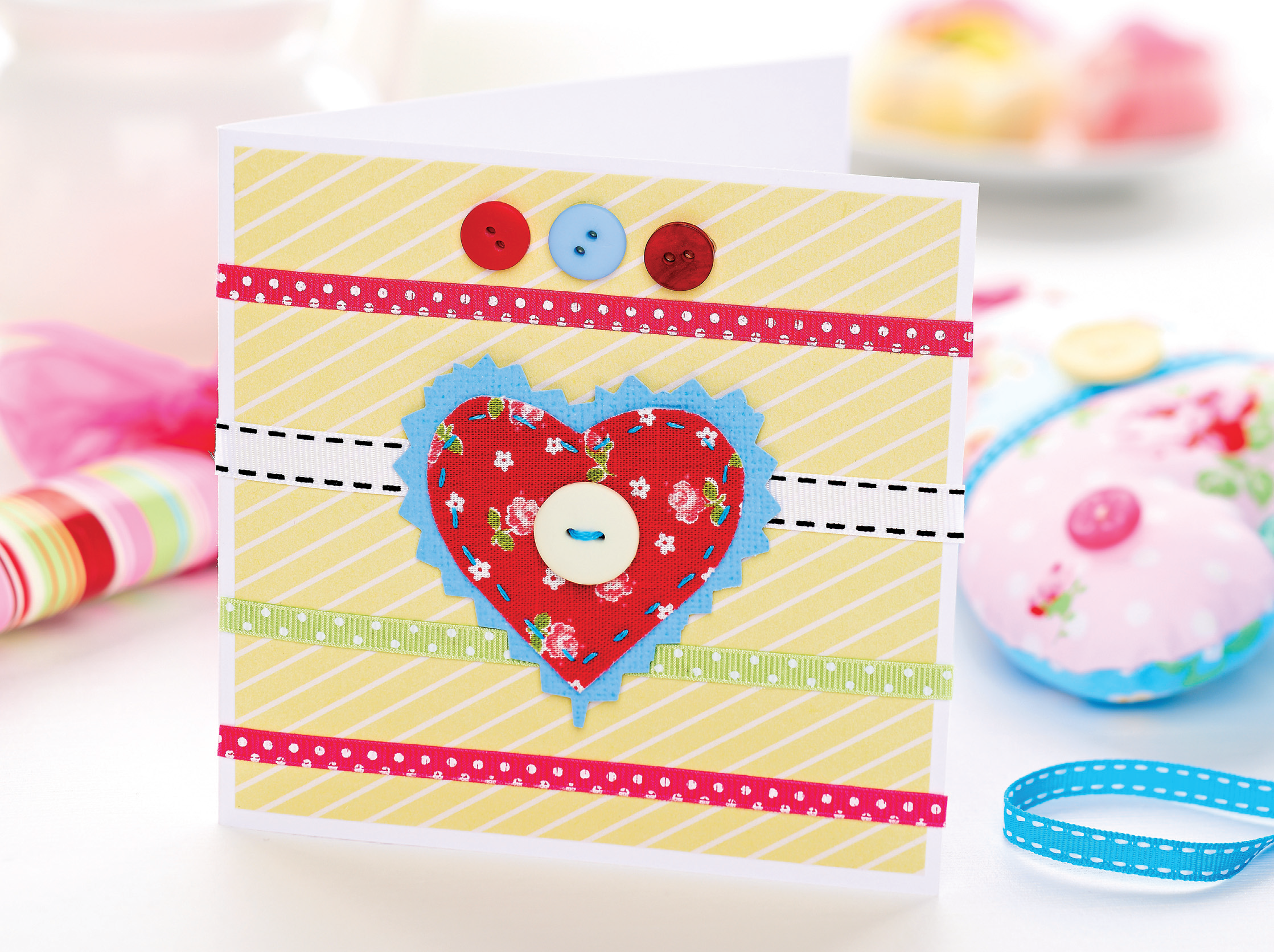 Stitched Heart Card Stitched Heart Card