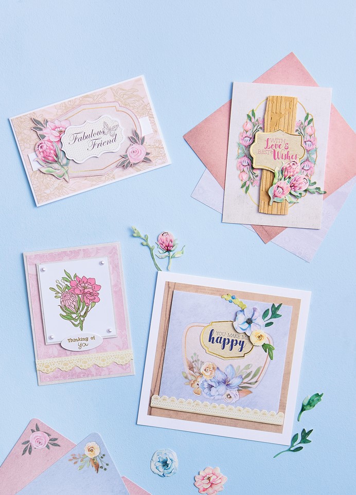 14 Floral Cards To Make With Your Love & Best Wishes Kit 14 Floral Cards To Make With Your Love & Best Wishes Kit