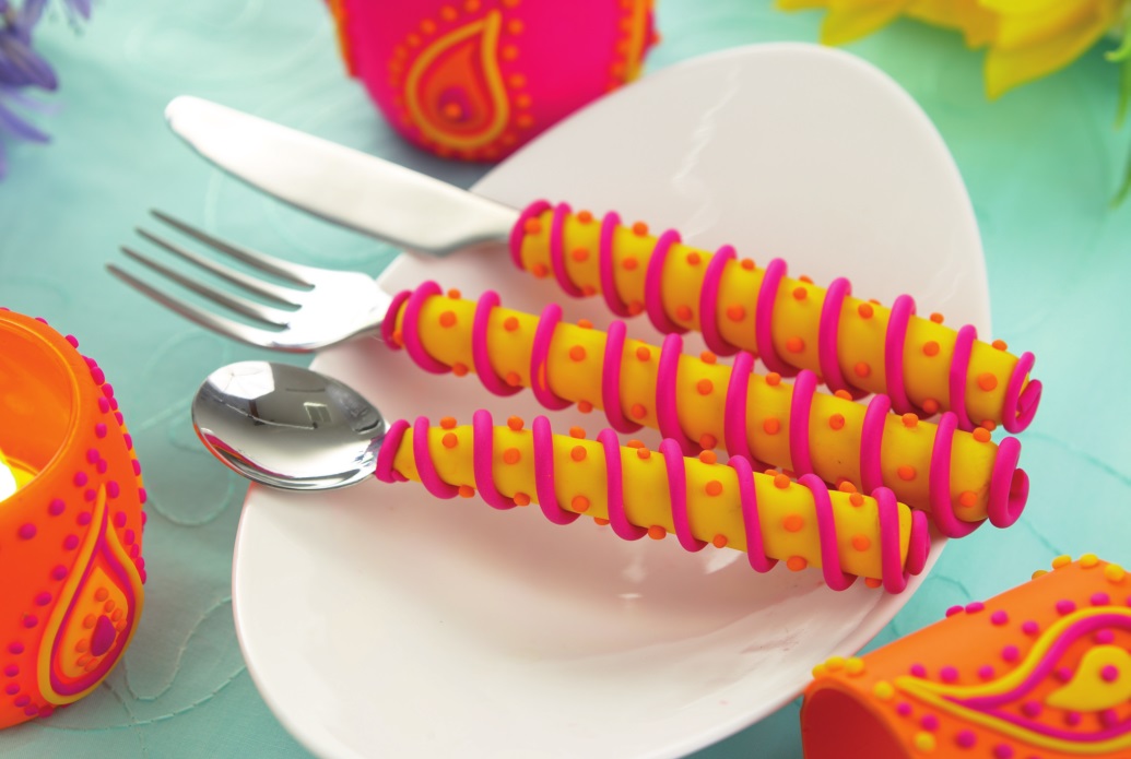 Funky Polymer Clay Cutlery Funky Polymer Clay Cutlery