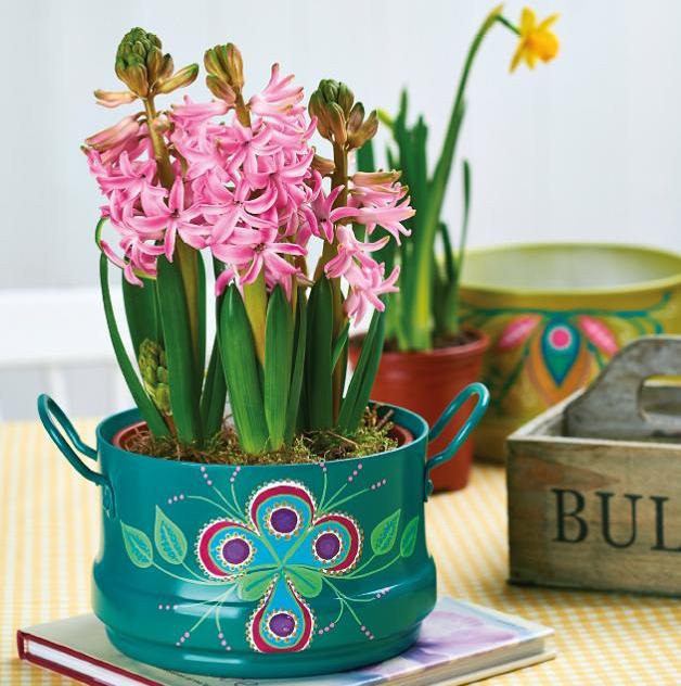Painted Planters Painted Planters