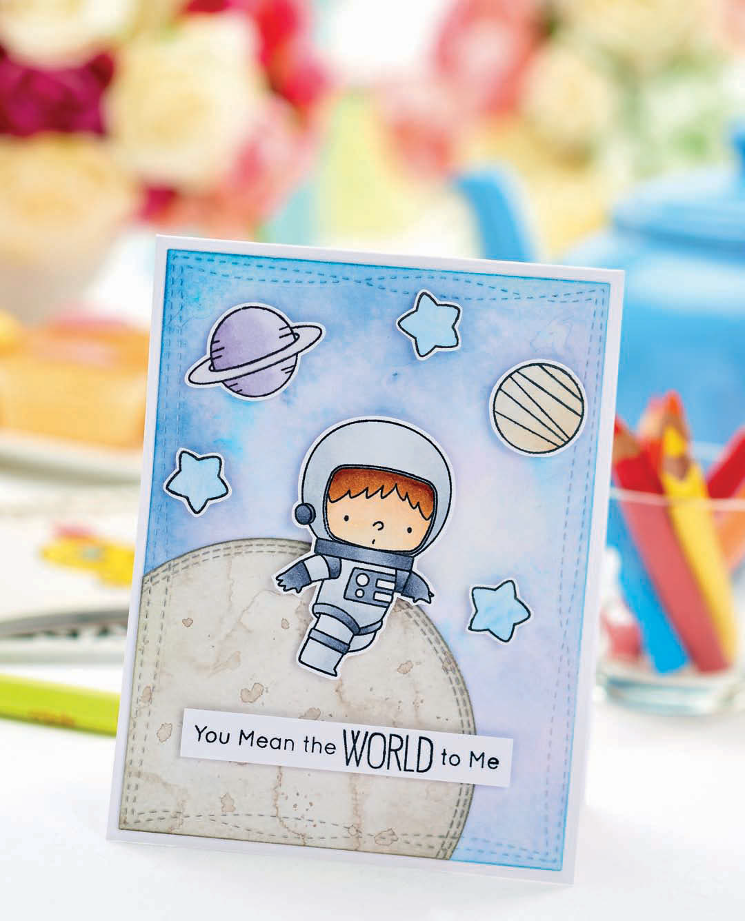 Space Boy Card Space Boy Card